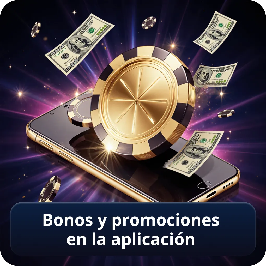 Bonos y promociones en la aplicación