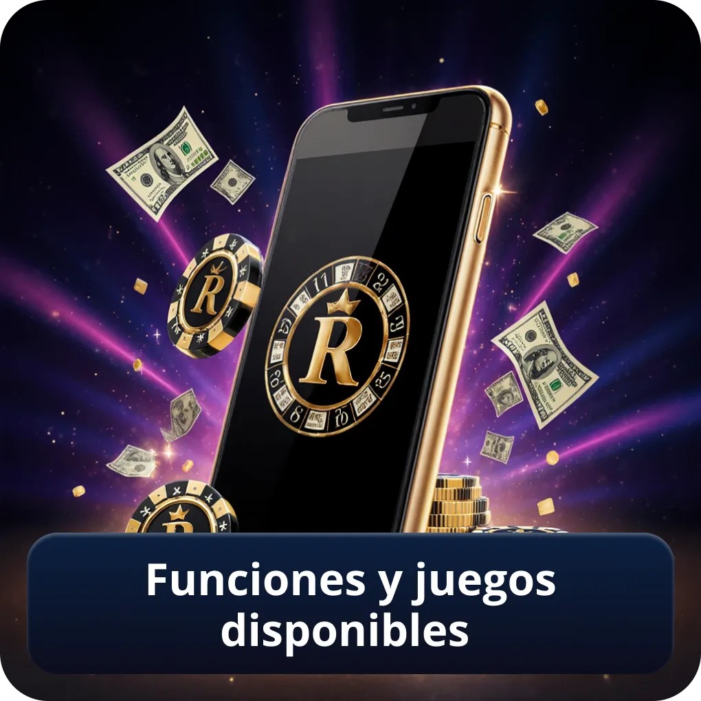 Funciones y juegos disponibles