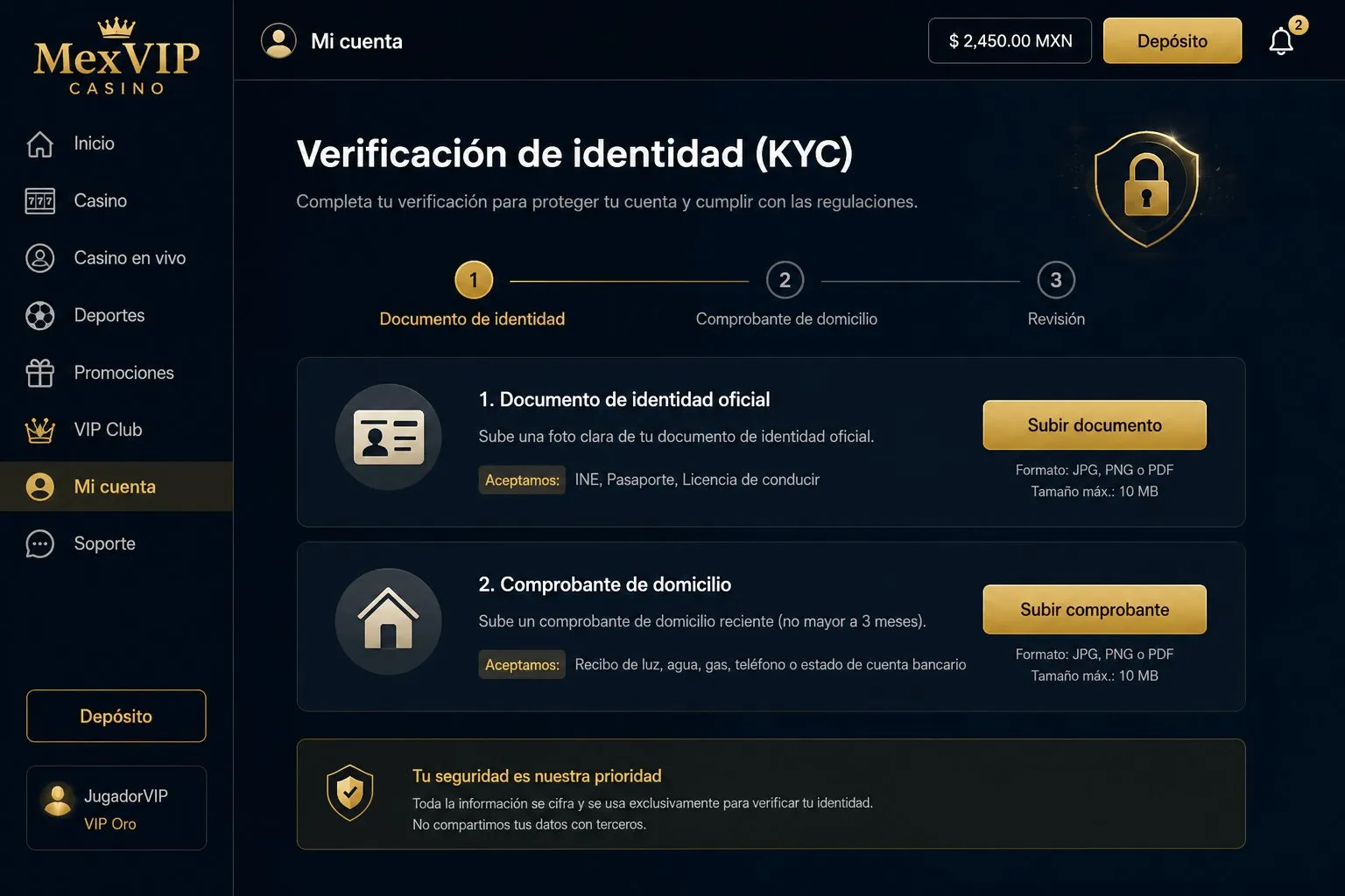 Conclusión — Mex VIP es confiable